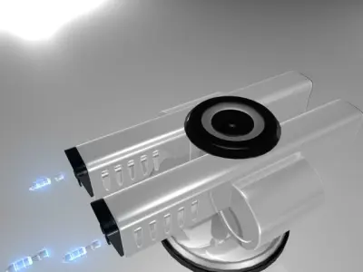 Sci Fi Missile launcher 3D model