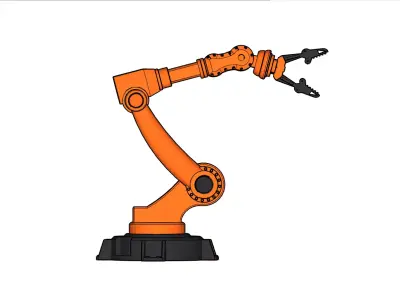 Industrial Robotic Arm- HighQuality Free 3D model