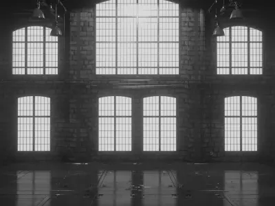 industrial building 3D model purchase