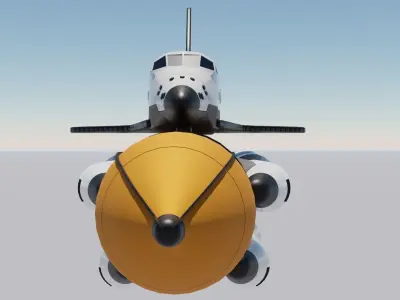 Space Shuttle and Mars Rover 3D models 3D Model Collection