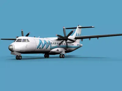 ATR  ATR-42-500 Aero Mar 3D model