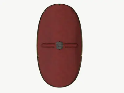 Roman Republican shield 58 to 49 BC Free low-poly 3D model