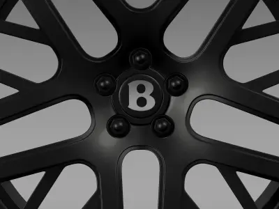 Bentley Continental GT Speed rim 3D model