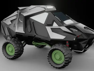 Truck SUV concept model 3D model