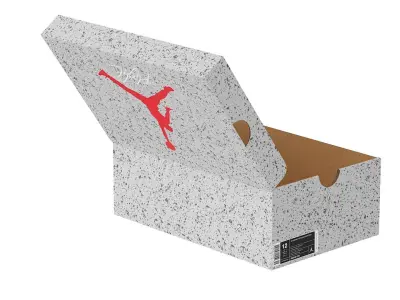 Jordan Box PBR 08 Low-poly 3D model