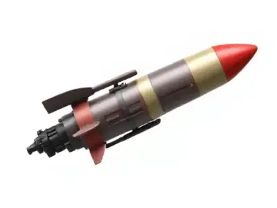 HighRes ShoulderLauncher Low-poly 3D model