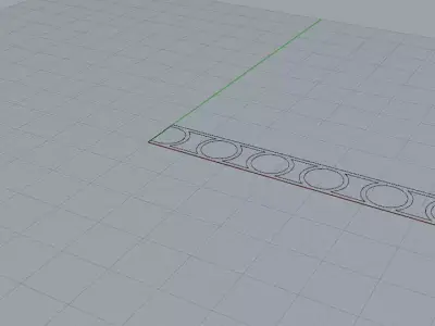 Esercizio 1 circle with line drawn Free 3D model