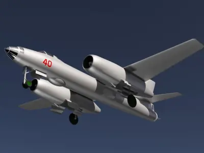 Ilyushin IL-28 Beagle 3D model