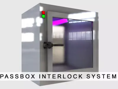 Passbox Interlock System 3D model