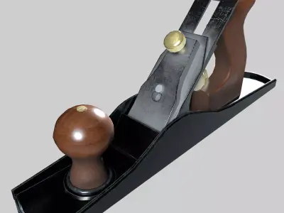Iron Jack Plane Low-poly 3D model