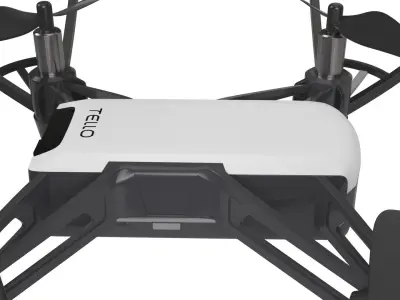 DJI Tello Drone 3D model Low-poly 3D model