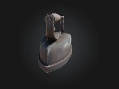 Vintage Iron  Timeless Tool of the Past 3D model