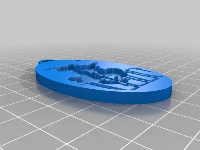 Pendants teddy bear Free 3D print model