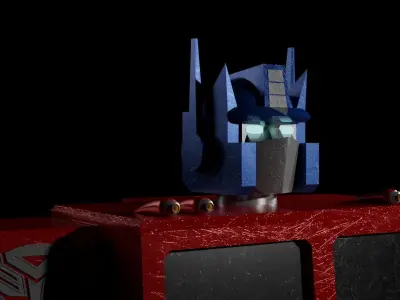 Optimus Prime Low-poly 3D model purchase