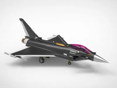 Eurofighter Typhoon 3D model purchase