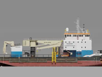 ZWERVER I Work Vessel  3D model