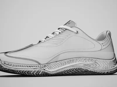 Sneaker - Training shoes  Free 3D model