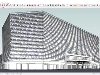 Sketchup Building V3 3D model