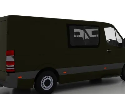 Mercedes Benz Sprinter L2H1 2015 Cargo-Pass UK 3D model