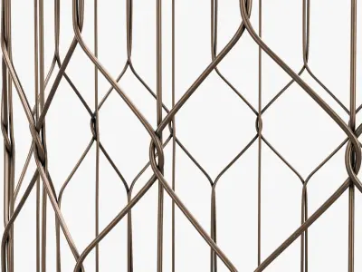 Bird Cage with stand Victorian Style  3D model