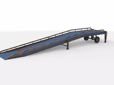 mobile loading ramp 01 3D model