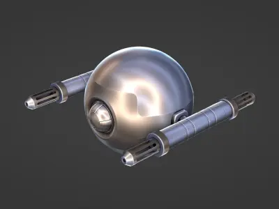 HardSurface - Sci-Fi Drone 3D model