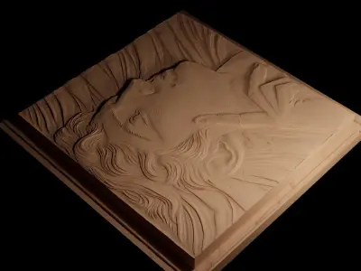 statue CNC 3d Print High Relief Sand Casting 3D print model