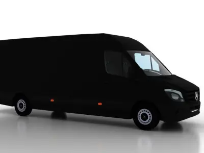 Mercedes Benz Sprinter L4H2 2015 Cargo UK 3D model