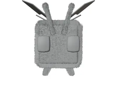 the bee from minecraft 3D model