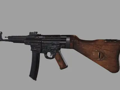 WWII StG 44 Low-poly 3D model