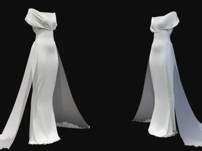 Dress Marvelous Designer 3D model purchase