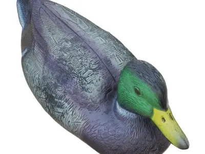 Decorative duck for artificial ponds and pools 3D model