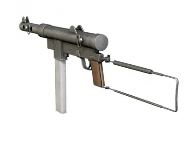 Carl Gustav M45 - Swedish K SMG 3D model