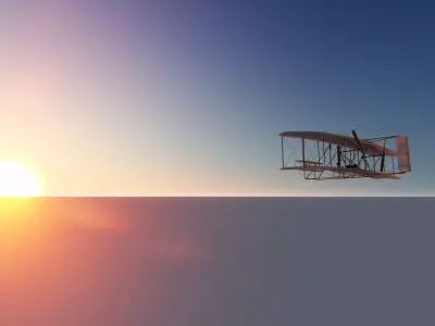 The Wright Flyer Free 3D model