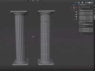 PolyDamage for Blender 3D model