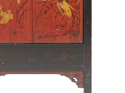 Chinese Antique Cabinet Low-poly 3D model