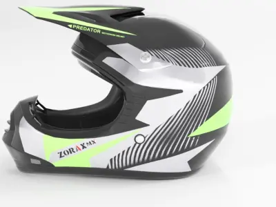 Zorax ZOR-X19 Green Low-poly 3D model