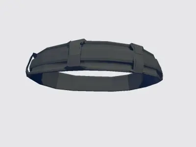 Waistband belt Low-poly 3D model