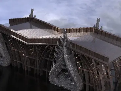 Drake Bridge Large 2 3D model