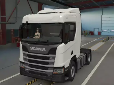Guar - Diana Companion mod for ETS2  Low-poly 3D model