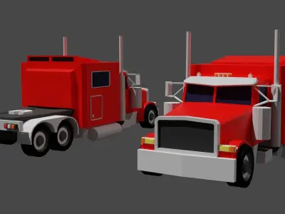 Low Poly warehouse equipment pack Low-poly 3D model