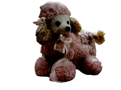 Stuffed Toy Sheep Low-poly 3D model