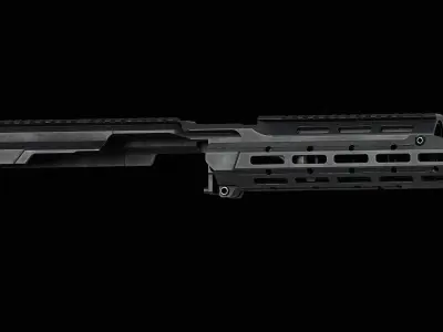 MK3 Chassis System AK 74 AK 103 Low-poly 3D model