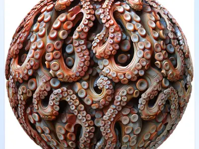 Octopus Seamless Texture Texture from CGTrader