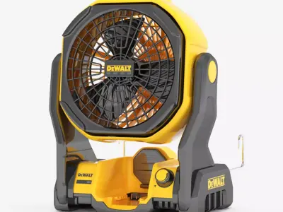 DEWALT 20V MAX Cordless Fan for Jobsite 3D model