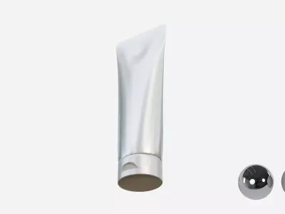 Cream Tube  Low-poly 3D model