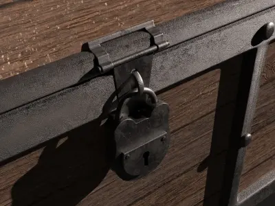 Medieval Chest  3D model