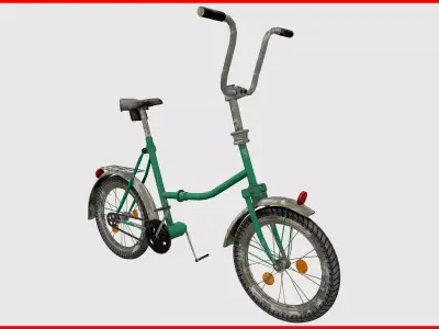 Bicycle Low-poly 3D model buy