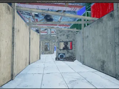 Shooting Training - Unreal Engine Low-poly 3D model