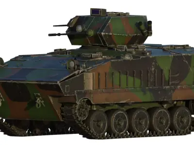 AMX-10P 25 ICV Low-poly 3D model